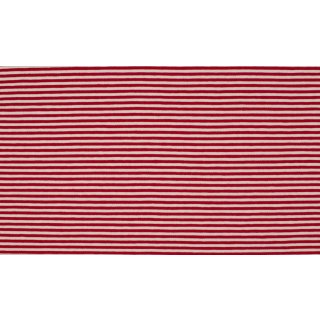 Jersey Streifen rot-weiß 0,3 cm