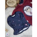 Reststück 85 cm Jersey Dottie Hearts blau