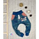 Reststück 60 cm Jersey Sweet Denim dunkelblau