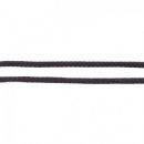 Baumwollkordel geflochten rund 8 mm schwarz